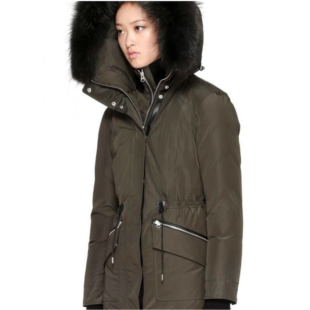 Mackage Kathryn Down Jacket size xs, army green